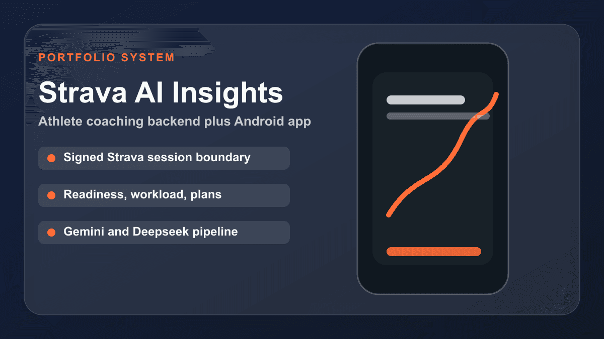 Strava AI Insights Android and coaching backend preview