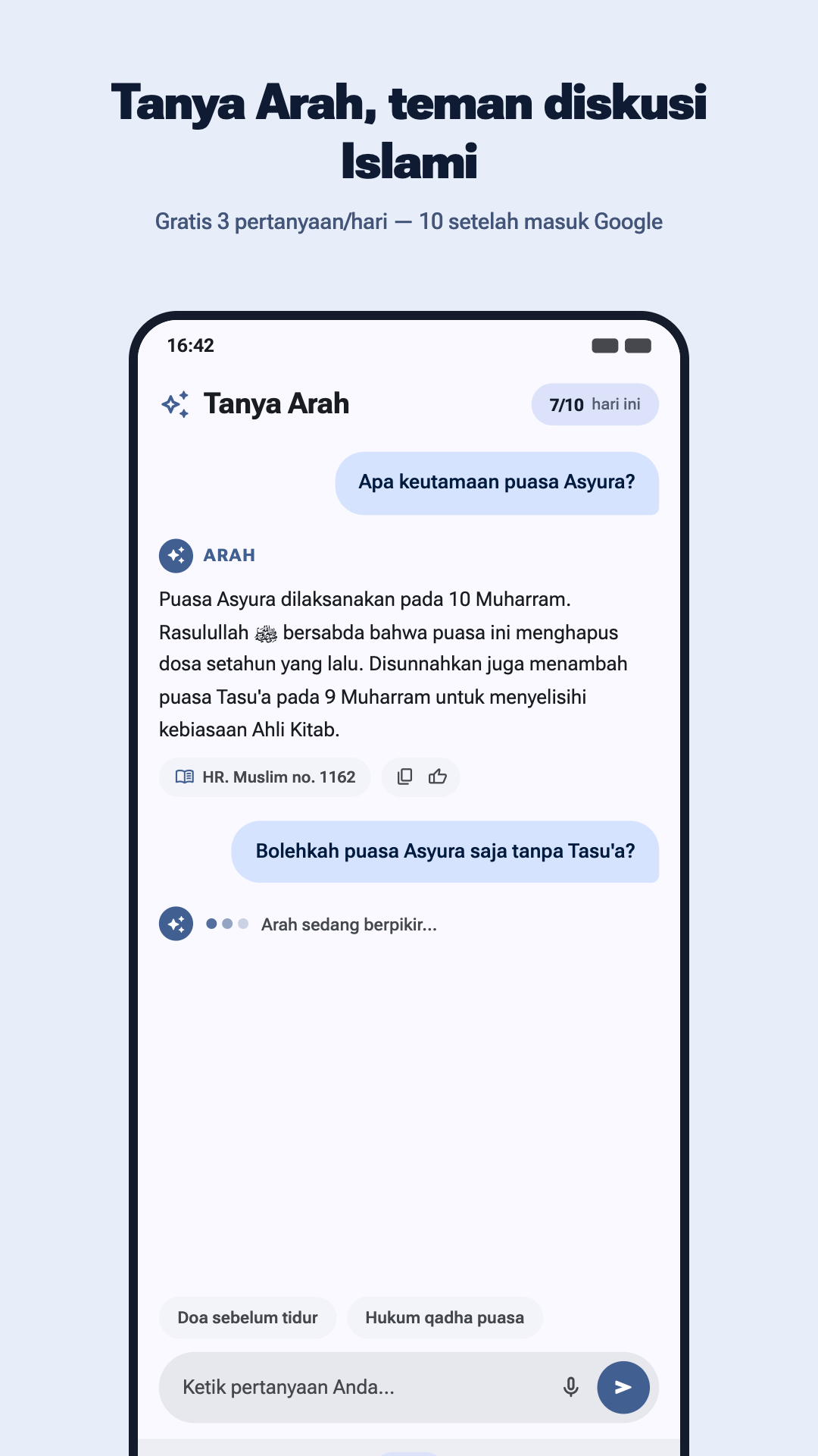 Arah AI chat